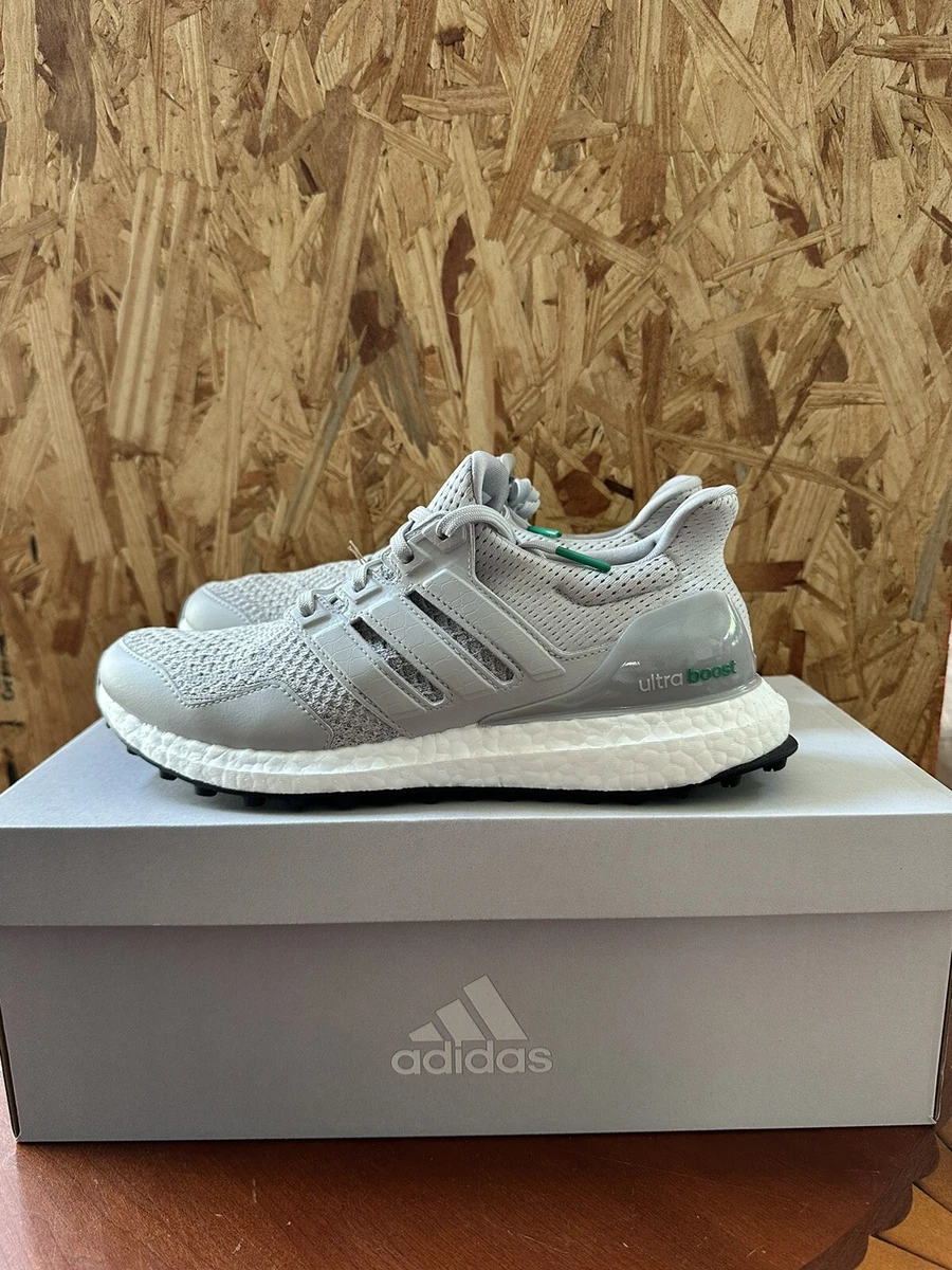 New Adidas UltraBoost Golf Shoes Grey Green GV6922 Size 8us
