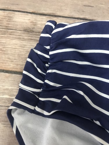 New Women's Beach by Melissa Odabash Swim Bottoms navy blue stripe Size Medium - Picture 5 of 9