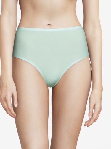 Chantelle Soft Stretch Thong Briefs High Waist One Size Thong Mint Green C10690 - Picture 2 of 2