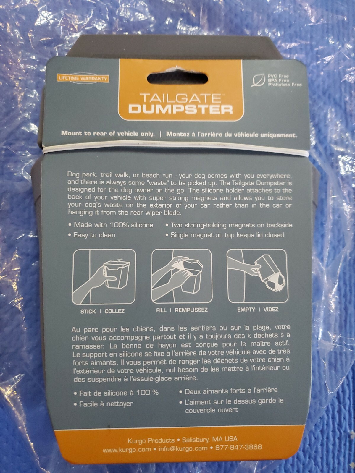 kurgo tailgate dumpster