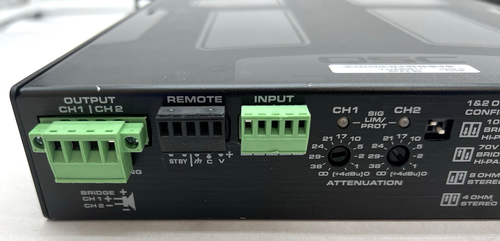 QSC SPA2-60 Amplificatore 2 canali con cavo di alimentazione - Foto 5 di 9