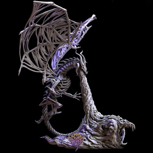 Dracolich/Undead Dragon/Breathing Fire/Dungeons and Dragons/Mini Monster Mayhem - Picture 2 of 2