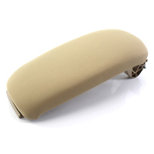 Cubierta de tapa de consola central acolchada de tela para Audi A3 8P 2003-2012 05 beige - Imagen 2 de 9