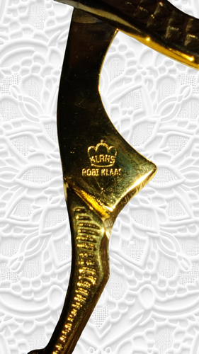 Scissors Sewing Embroidery Stork/Crane 4.5" Robert Klaas, Stahl Quality Germany - Picture 8 of 19