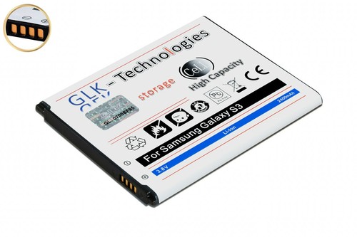 ORIGINAL GLK MEGA AKKU für SAMSUNG Galaxy S3 EB-L1G6LLU Accu 2400mAh Handyakku - Bild 2 von 6
