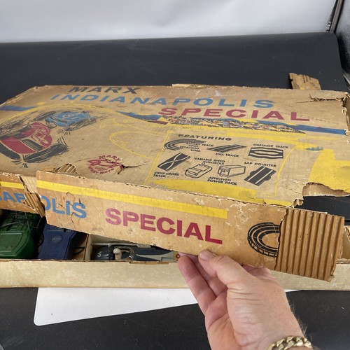 MARX electric SPEEDWAY INDIANAPOLIS SPECIAL NO. 22875 SLOT CARS 1960s!!! VINTAGE - Afbeelding 19 van 20