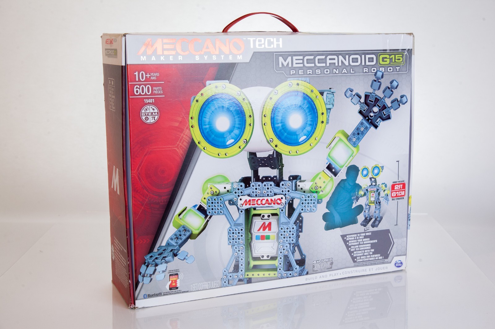Meccano MeccaNoid G15 Android Robot 600 Piece Metal Building Set A4-3 Meccano MeccaNoid G15 Android Robot 600 Piece Metal Building Set A4-3