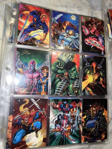 1994 Marvel Flair Trading Card 1-150 Set Lot Comic Book Iron Man Error Missing1 - Picture 9 of 23