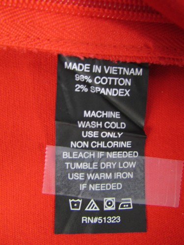 Pantalones chinos rojos Vince Camuto para mujer talla 4 - Imagen 5 de 8