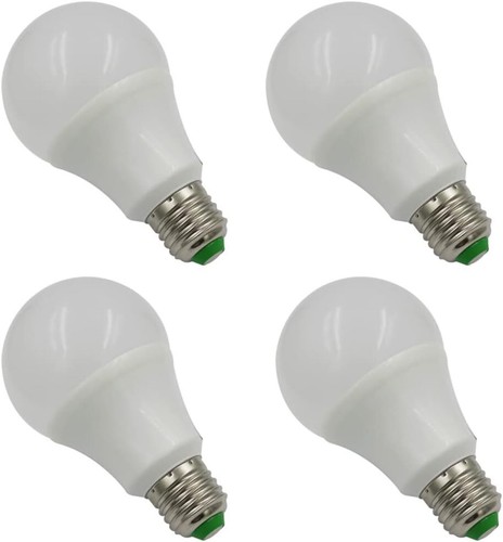 LED Glühbirnen E27 12V, AC DC 12V-24V 7W, für Wohnmobil Camper Marine, 4 Pack
