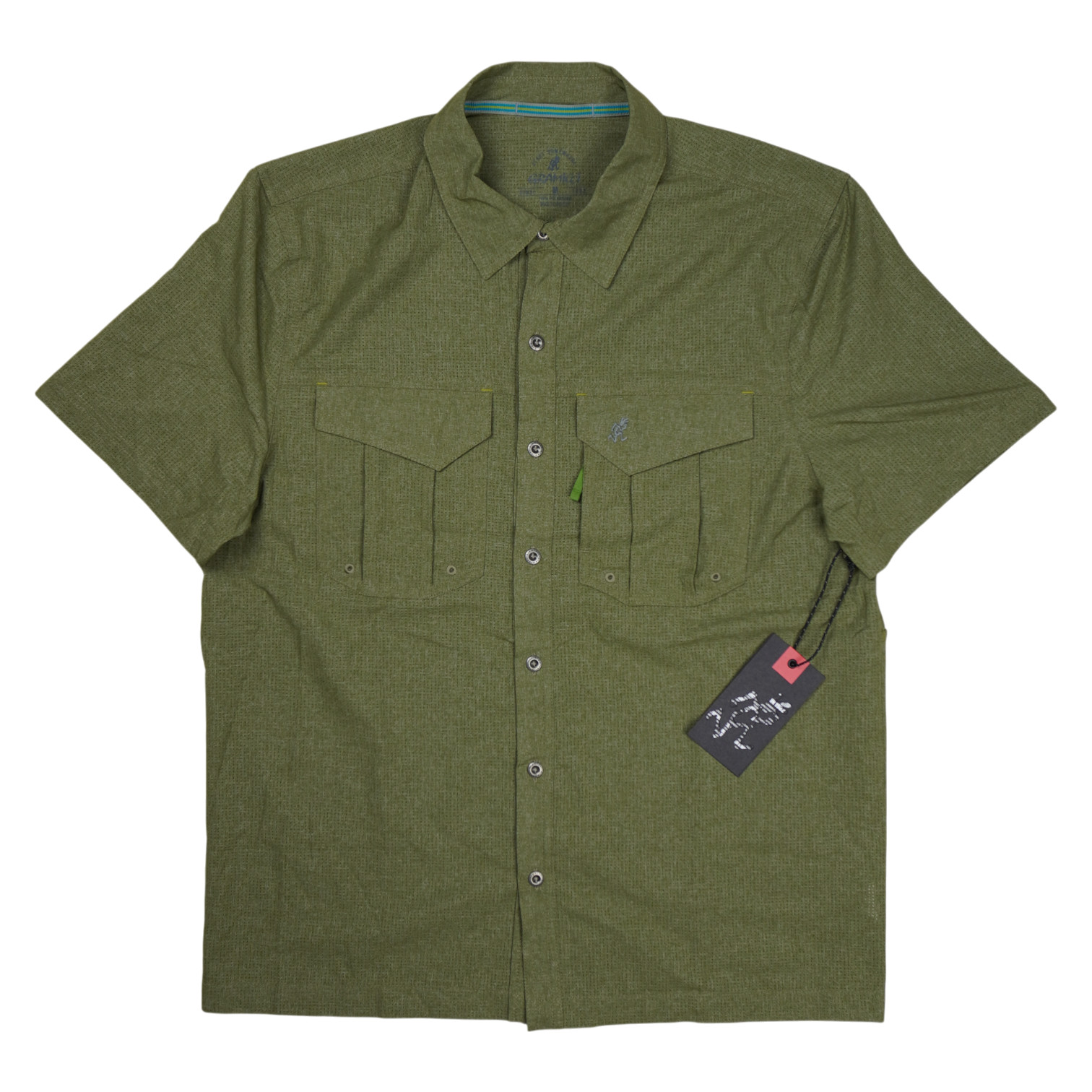 Gramicci Men's The Glades Short Sleeve Shirt M Sage Green