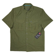 Gramicci Men's The Glades Short Sleeve Shirt M Sage Green