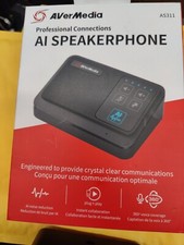 AVerMedia AS311 AI Speakerphone - AI-Powered Noise Suppression, Enhanced Voice