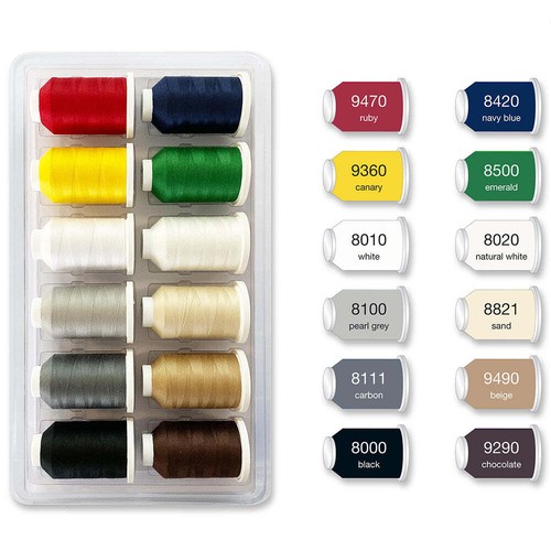 Madeira Aerolock 125 Thread Kit (12 spools) - Picture 2 of 2