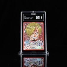 Sanji | Alternate Art Leader | TAG Mint 9 | PRB01-001 | One Piece TCG | The Best