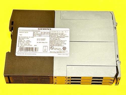 SIEMENS 3RM1207-1AA14 AC SEMICONDUCTOR MOTOR STARTER 3-POLE 10 AMP 500 VOLT - Picture 4 of 10
