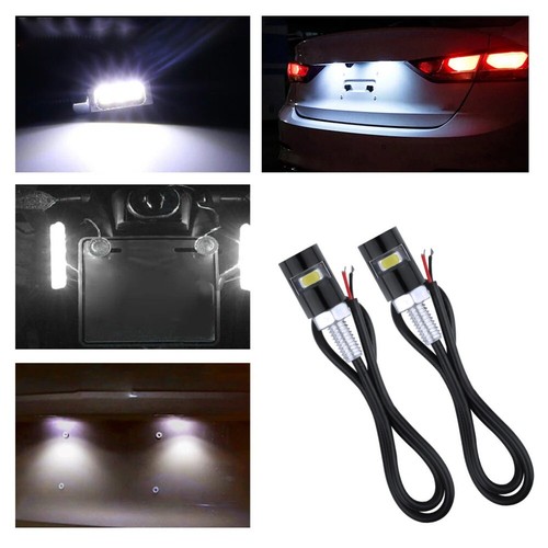 2pcs White Light Source Motorcycle LED Lights 5630 SMD Tail Lamp