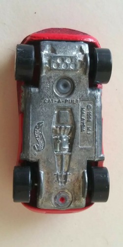 HEISSRÄDER ROT/WEISS CAT-A-PULT MASSSTAB 1/64 DRUCKGUSSAUTO - Bild 7 von 7