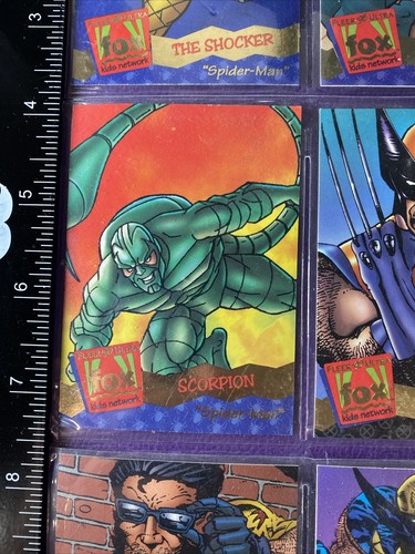 1995 Fleer Fox Kids Network Cards #84-92 Marvel X-Men Spider-Man Wolverine - Bild 7 von 21