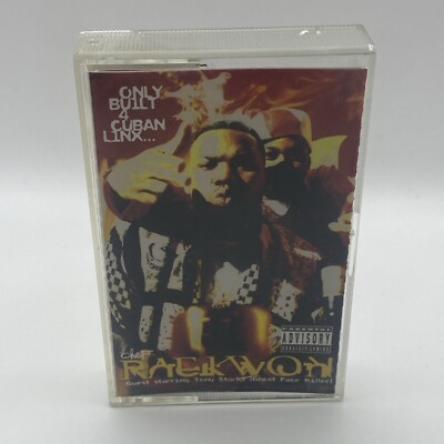 Raekwon Only Built 4 Cuban Linx Cassette Rare PURPLE Tape 1995 USA