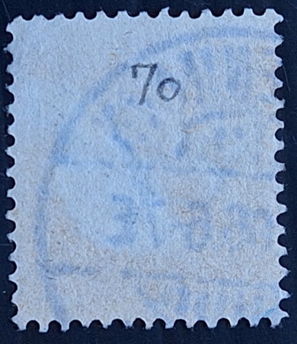 RARE 1905 Denmark 50 ore lilac Christian IX stamp Used SG107 Cat £110 - Picture 2 of 2