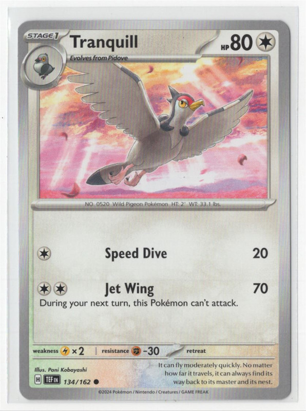 Pokemon Temporal Forces - 134/162 Tranquill