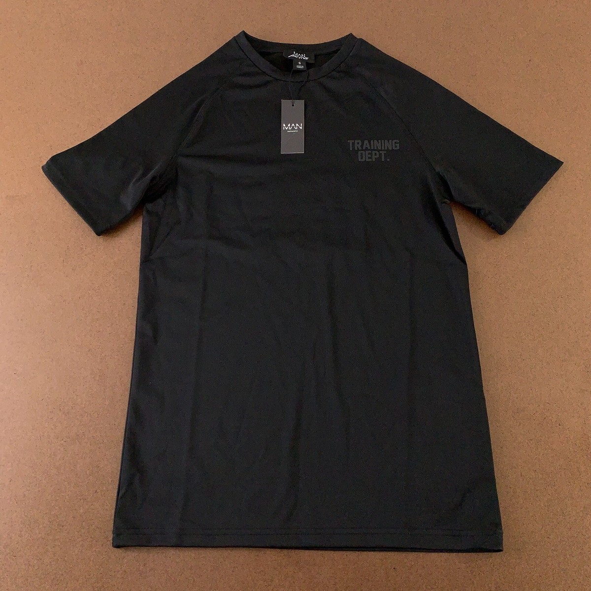 boohoo MAN★オーバーサイズ 半袖 Brooklyn Gym Tシャツ★黒★ BOOHOO Man Size Small Black Training Dept Graphic Short