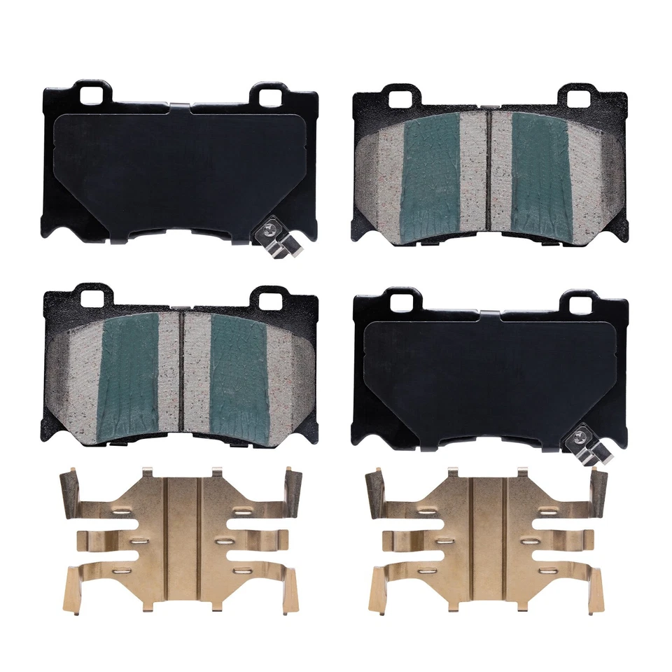 Pastillas de freno delanteras de cerámica para paquete deportivo Infiniti FX50 G37 M56 Q50 Q60 Nissan 370Z Foto 3 de 4