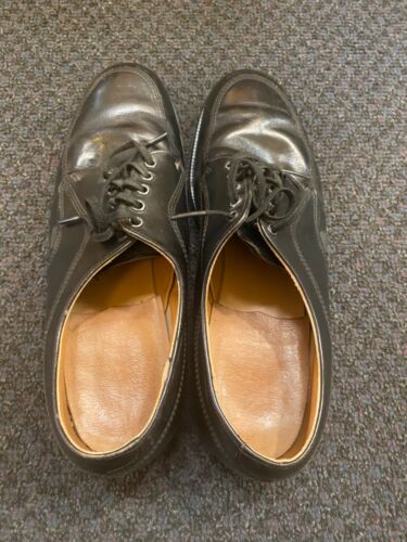 Scarpe Oxford Vintage 1980 Servizio Postino Taglia 10 Lavoro Militare America Made USA - Foto 7 di 12