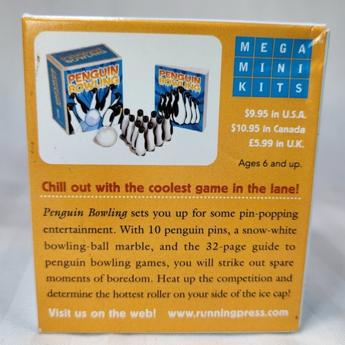 Running Press Penguin Bowling Mini Spiel 2008 Open Box - Bild 2 von 12