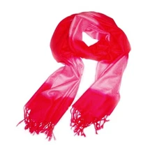 NEW Two Tone Elegant Soft Long  PASHMINA SCARF/WRAP/SHAWL-- Red