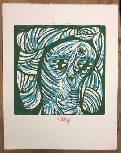 thomas campbell linoleum print - Picture 1 of 1