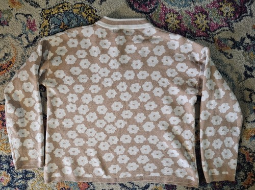 Pretty Garden Women Size XL Knit Floral Print Sweater Crewneck Long Sleeve - Imagen 7 de 7