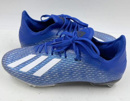 Adidas X 19.2 FG Tacchetto Calcio Uomo 6.5 Blu Bianco Sneakers EG7128 - Foto 3 di 10