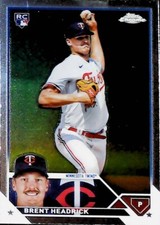 2023 Topps Update CHROME USC188 BRENT HEADRICK ROOKIE MINNESOTA TWINS  FREE SHIP