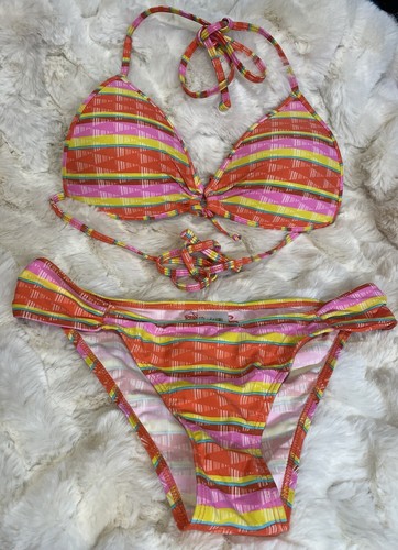 Vintage Body Glove Bikini 2 Piece Swimsuit Baby Love Top Bali Bottoms Medium New - Picture 9 of 9