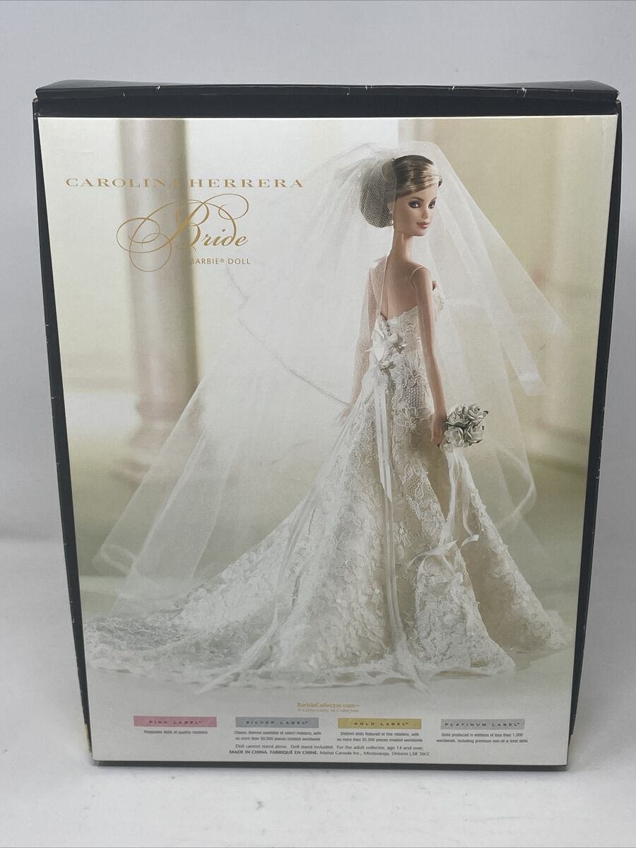 Mattel Carolina Herrera Bride Barbie Doll 2005 Gold Label Mattel Carolina Herrera Bride Barbie Doll 2005 Gold Label