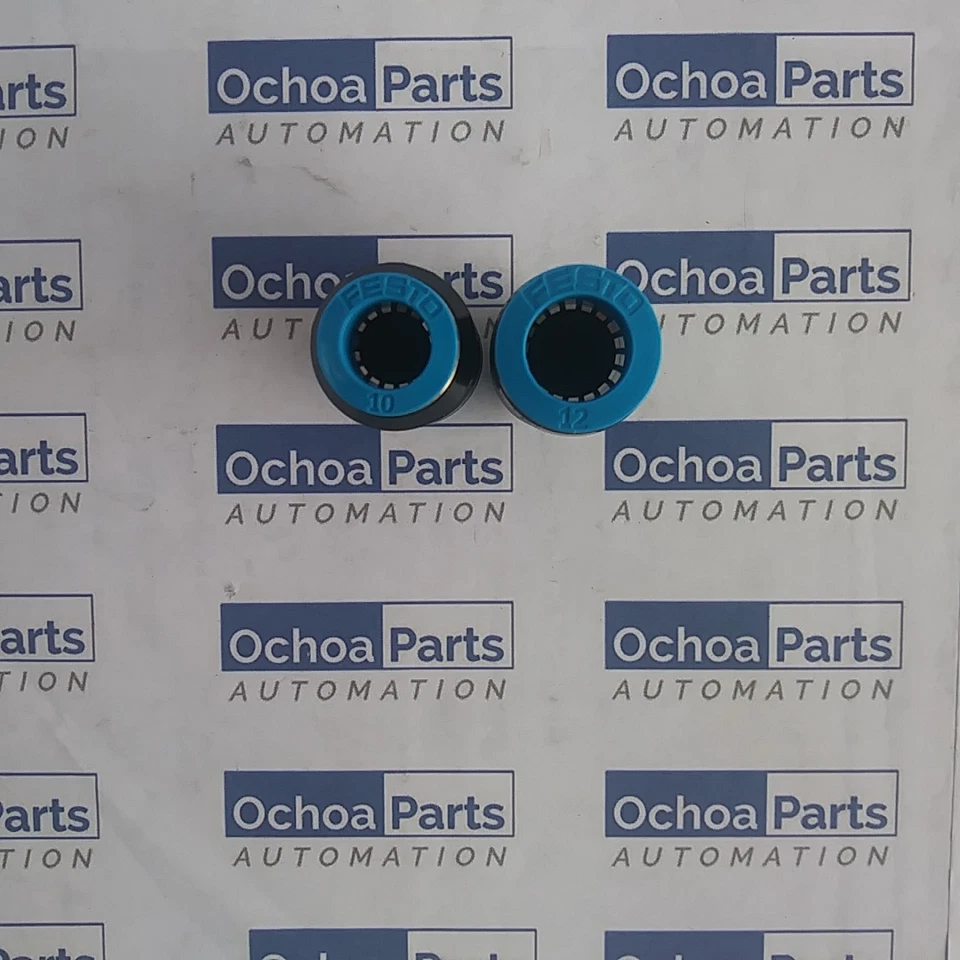 NEW!! FESTO 153040 Festo QS-12-10 PUSH-IN CONNECTOR SIZE 6.7mm - LOT OF 3 PCS - Image 2 of 4