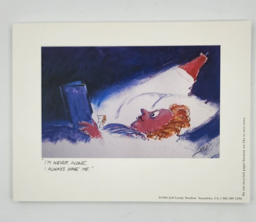 Lot of 20 Art Prints Jeff Leedy Studios "I'm never alone I always have me" ©1996 - Bild 2 von 7