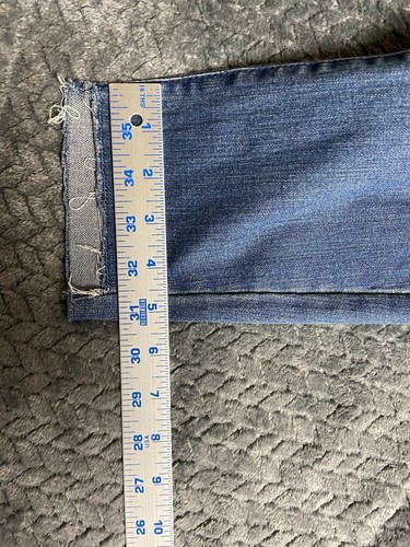 Jennifer Lopez Damenjeans Größe 16 hoher Bund Skinny blau Sternenwaschung Stretch Y2K - Bild 18 von 19