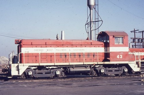 Chicago, West Pullman and Southern EMD SW-8 Locomotive - Railroad Slide