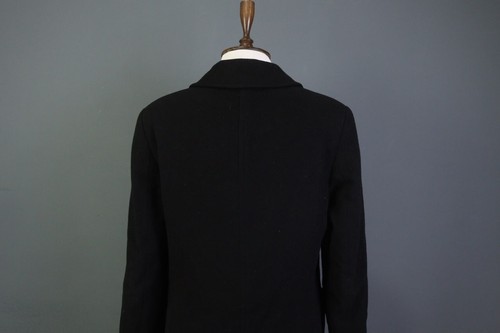 BURBERRY LONDON Black Wool Cashmere Double Breasted Coat Jacket Size 38 - Picture 5 of 20