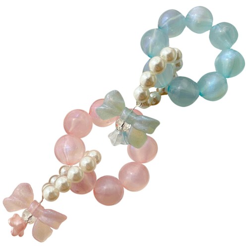 2 Pcs Mobile Phone Key Charm Beads Beaded Wrist Strap - Zdjęcie 3 z 12