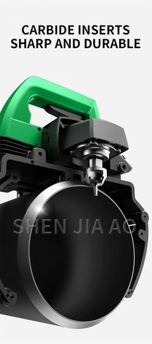 Portable Round Pipe Beveling Machine Handheld Pipe Electric Chamfering ZD220 - Foto 12 di 18