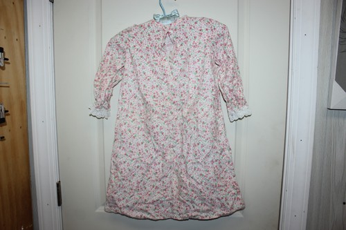 Girl's Nightgown (NO SIZE, See Measurements) Toddler Vintage Flannel Floral 4/5? - Picture 6 of 6