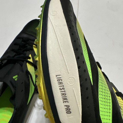 Adidas Adizero Ambition Athletic Black Green Track Spikes GY8401 Men's Sz 13 New - Picture 22 of 24