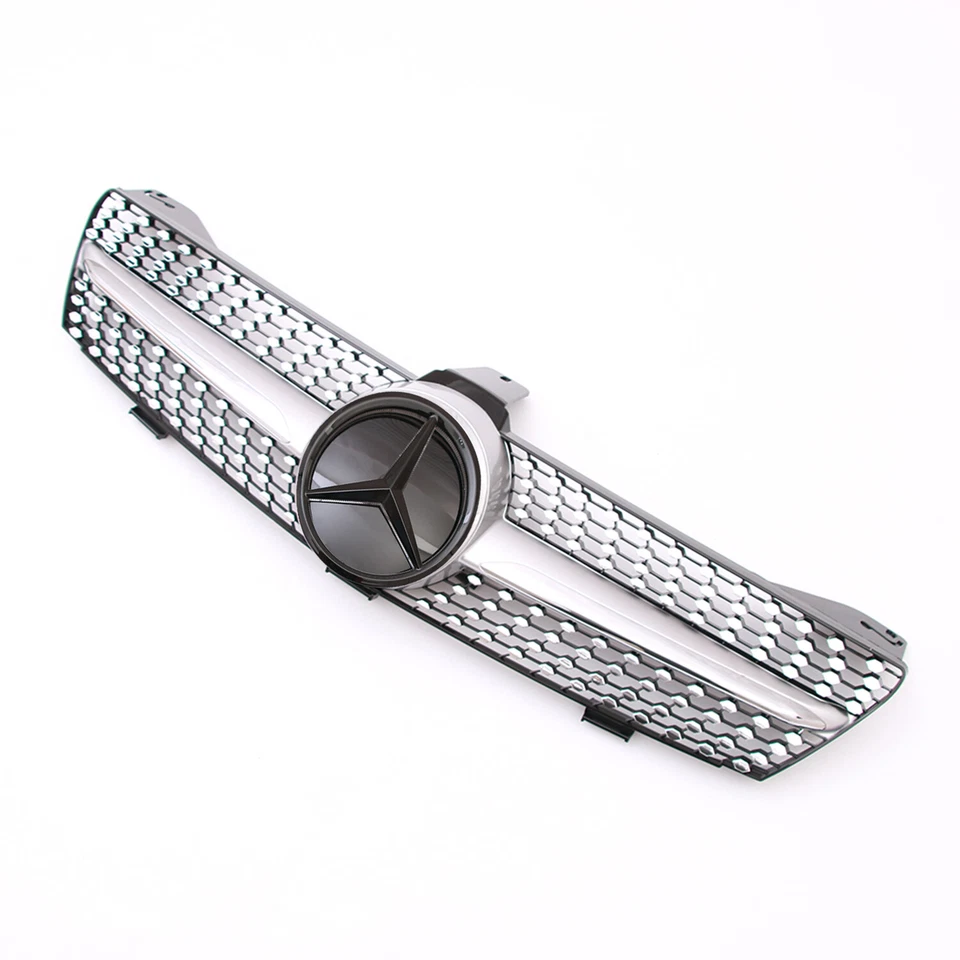 Chrome Grille W/LED For Mercedes Benz W219 CLS63 CLS500 CLS350 CLS550 2005-2008 Foto 3 de 4