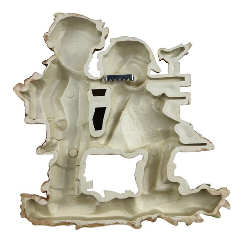 Puppy Love Boy Girl Dart Industries Plastic Hanging 3D Wall Plaque 1977 - Picture 8 of 13