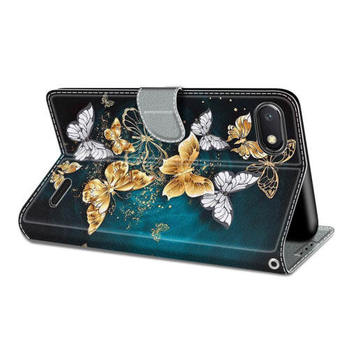 2D Luxury Butterfly For Various Phone Magnetic Flip Wallet Card Stand Case Cover - Picture 6 of 12