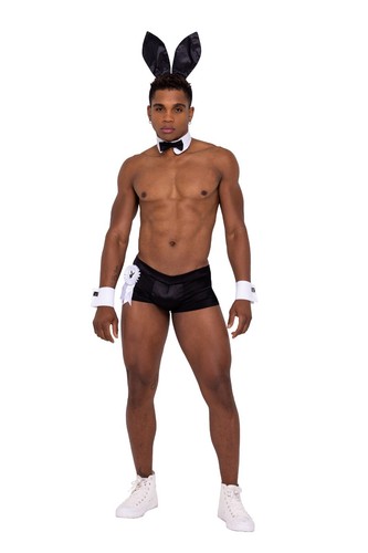 Playboy Men’s 8PC Hunky Playmate Costume - Picture 6 of 10
